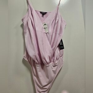 NWT! EXPRESS Size Medium Women's Lavender Purple Bodysuit Top
